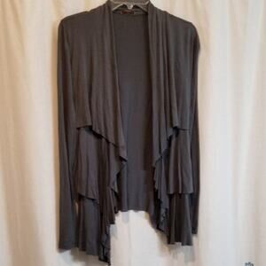 Cdr Grey tiered light weight cardigan size‎ small